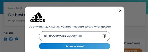 adidas kortingscode mei 2020|adidas promotiecode.